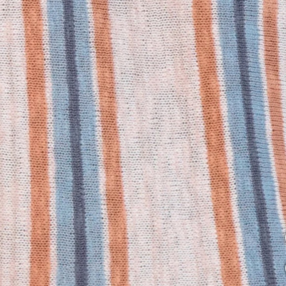 Sale 🎈NEW Lucky Brand Baja Beach Stripe Pullover Women’s Knit Hoodie - Picture 10 of 11